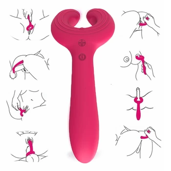 Seks odraslih Izdelkov Polnjenje Dildo G spot Vibrator iz Silikona, Stimulacijo Klitorisa Masaža Modrc Masaža Igrače Za Ženske in Pari