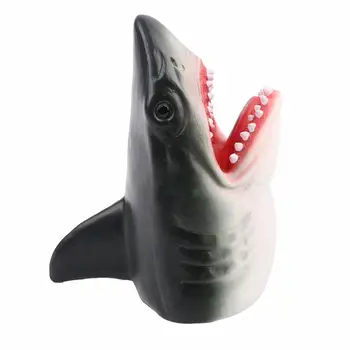 Shark Strani Lutkovno TPR Živali Glavo Rokavice Slika Simulacije Živali Otroci Igrače Model Odganjanje Gag Halloween Šale otroci Darila