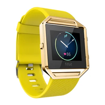 Silikonski Watch Trak Za Fitbit Blaze Replacment Manšeta Za Zapestje Zapestnica Smartwatch Mehko Band Nepremočljiva Zapestnica Z Ohišjem