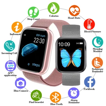 T500 Hiwatch Šport Pametno Gledati Bluetooth Povezavo Moški Ženske Smartwatch Fitnes Zapestnica Srčni Utrip, Krvni Tlak Smartband Otrok