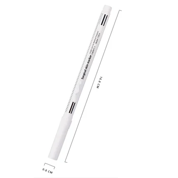 Tatoo flomaster z Vladar Bele Barve za Stalno Ličila Tatoo Kožo Ustnic Linijo Obrvi Oblika Modela Microblading Dobave