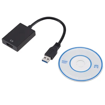 USB 3.0 Za HDMI je Združljiv Adapter HD 1080P Zunanje Grafično Kartico Avdio Video Pretvornik Kabel, Podpora za Windows XP, Vista, Win7/8