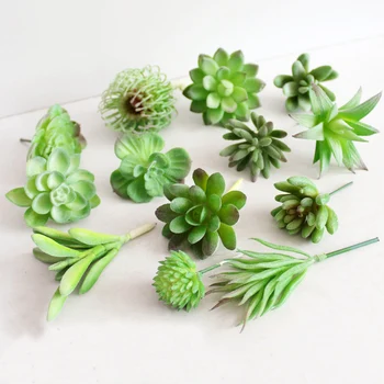 Umetni Succulents Rastline Desktop Mini Majhen Bonsaj Spalnica, Dnevna Soba Ornament Stranka Material za Dom, Vrt Dekoracijo