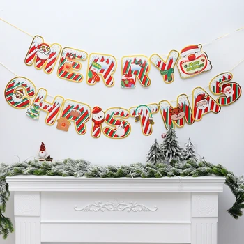 Vesel Božič Banner Božični Okraski Za Dom 2021 Cristmas Visi Spusti Okraski Božič Navidad Noel Darila, Novo Leto 2022