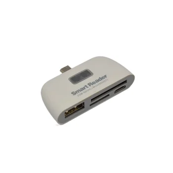 Večfunkcijsko OTG USB 2.0 Bralnik Pametnih Kartic SD TF CardReader z Mikro Vrata USB za Android Pametni telefon in Sim Bralci Nova