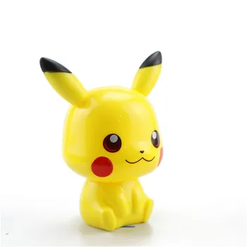 Vroče Prodaje POKEMON 4PCS/SET Pikachu Cute Anime Risanke Lutke Okraski Okraski, Darila U18