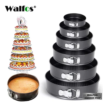 WALFOS pekače Kuhinja Torto Orodje Torto Plesni Kovinski Okrogli Pekač Bakeware Non-Stick Plesni Kuhinjski Pribor