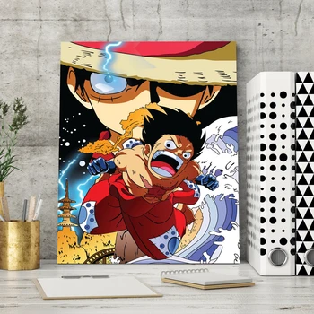 Wall Art Slike Japonske Anime Enem Kosu Luffy Chopper Želel Plakati Sodobno Tiskanje Canva Slikarstvo Modularni Doma Dekoracijo