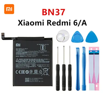 Xiao mi Originalni BN37 Baterijo 3000mAh Za Xiaomi Hongmi Redmi 6 Redmi6 Redmi 6A BN37 Telefon Zamenjava Baterije +Orodja