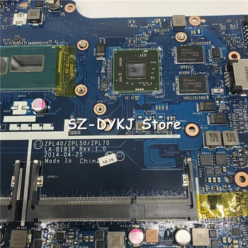 ZA HP ProBook 470 G2 450 G2 prenosni računalnik z matično ploščo ZPL40/ZPL50/ZPL70 LA-B181P 768399-001 768399-501 768399-601 773904-501 I5-4210U