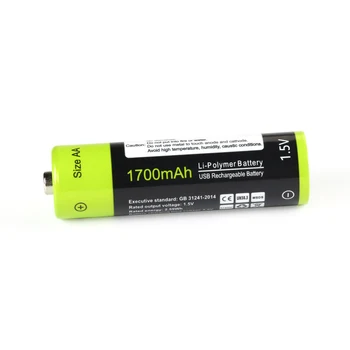 ZNTER 2550mwh 1,5 V USB AA 1250mAh Li-polymer Li-po Usb Polnilna Litij-Li-ionska Baterija, Usb 2 Uri Hitro Polnjenje Padec ladijskega prometa
