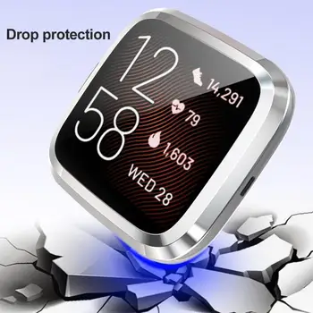 Za Fitbit Obratno 2 Screen Protector Primeru Vse Okoli Ultra Slim Mehko TPU Watch Pokrov Zaščitni Odbijača Lupini Smart Dodatki