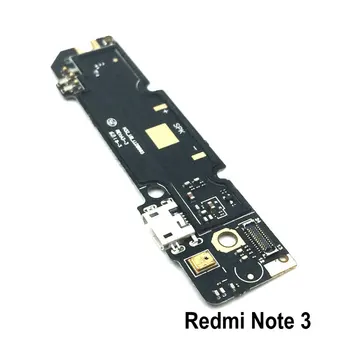 Za Xiaomi Redmi Opomba 3 / Redmi Opomba 3 Pro Prime Polnilnik usb Vrata Dock Priključek Flex Kabel Z Mikrofonom Modul