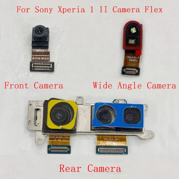 Zadaj Glavni Sprednje Kamere Flex Kabel Za Sony Xperia 1 II Nazaj Velike Majhne Širokega Kota Kamere Flex Zamenjava