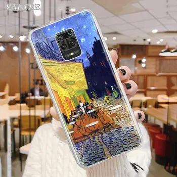 Zvezdnato Noč Van Goghovih Sončnic Primeru Telefon za Xiaomi Redmi Opomba 9 9 Pro 8T 6 7 8 Pro 6A 7A 8A 9A 9C K20 K30 5G TPU Mehko Pokrov